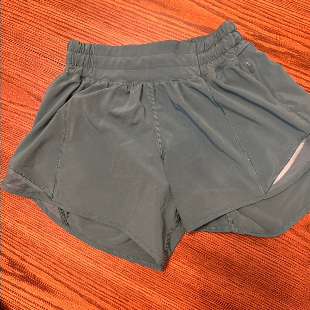 Women's Green Athletic Shorts